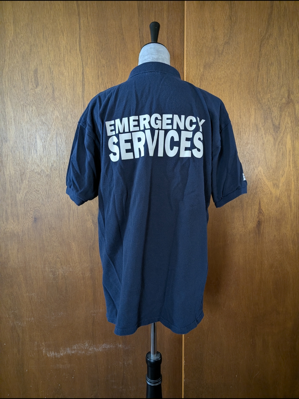 Emergency Services Navy Short-Sleeve Polo Shirt